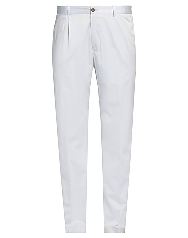 DEVORE INCIPIT Casual trouser Sky blue 98% Cotton, 2% Elastane