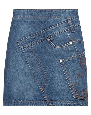 JW ANDERSON Denim skirt Blue 100% Cotton