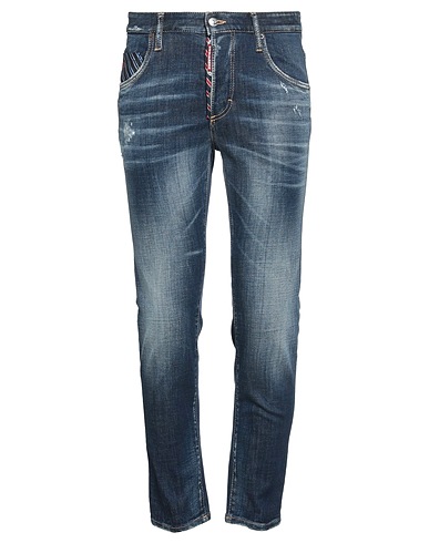 DSQUARED2 Denim trousers Blue 99% Cotton, 1% Elastane