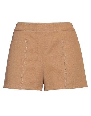 MAX MARA Shorts & Bermuda SFILATA Camel 100% Cotton