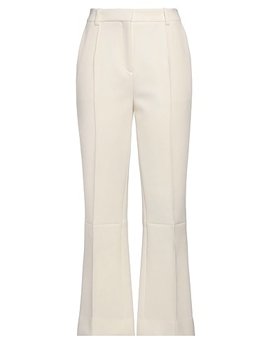 VICTORIA BECKHAM Casual trouser White 45% Polyester, 36% Virgin Wool, 16% Polyamide, 3% Elastane