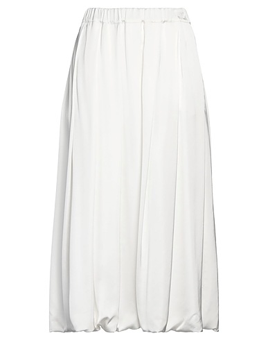 FABIANA FILIPPI Midi skirt White 100% Viscose