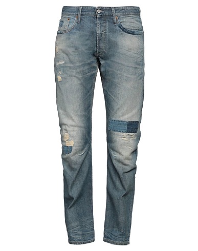 DENHAM Denim trousers Blue 98% Cotton, 2% Elastane