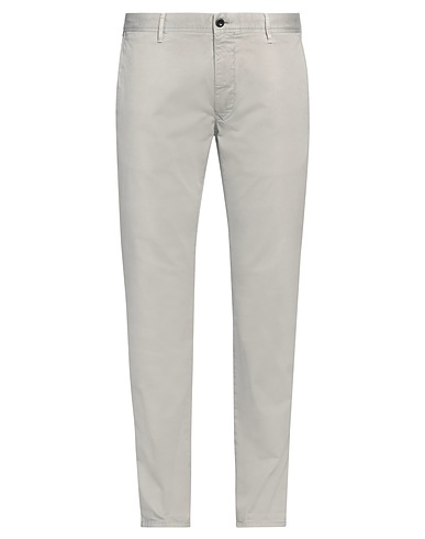 INCOTEX Casual trouser Light grey 97% Cotton, 3% Elastane