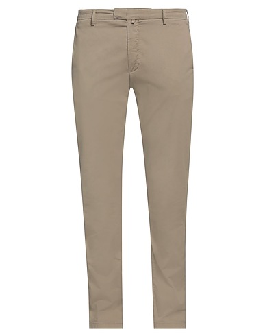 BRIGLIA 1949 Casual trouser Khaki 97% Cotton, 3% Elastane