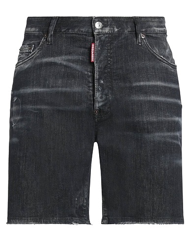 DSQUARED2 Shorts Schwarz 92% Baumwolle, 6% Elastomultiester, 2% Elastan