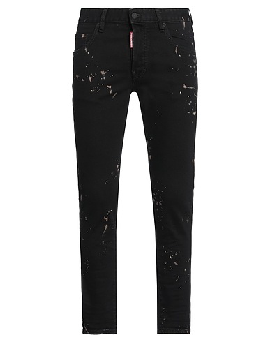 DSQUARED2 Pantaloni jeans Nero 98% Cotone, 2% Elastan, Poliestere