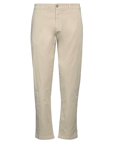 JECKERSON Casual pants Beige 98% Cotton, 2% Elastane