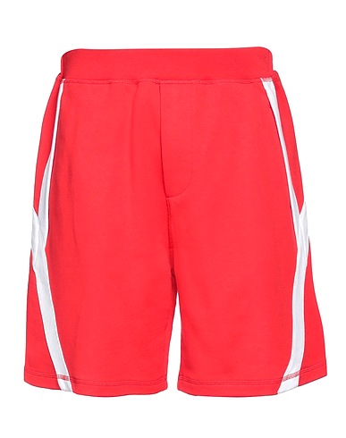 DSQUARED2 Shorts & Bermuda Red 100% Cotton, Elastane