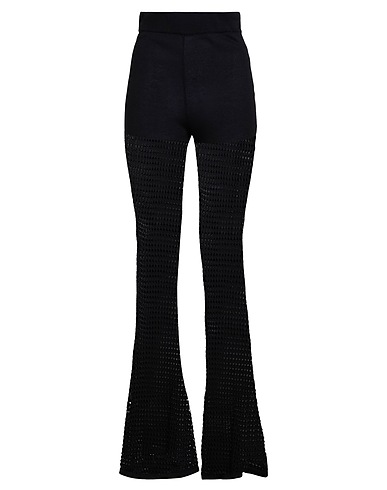 ART ESSAY Casual pants Black 100% Cotton