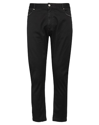BERNA Casual pants Black 97% Cotton, 3% Elastane