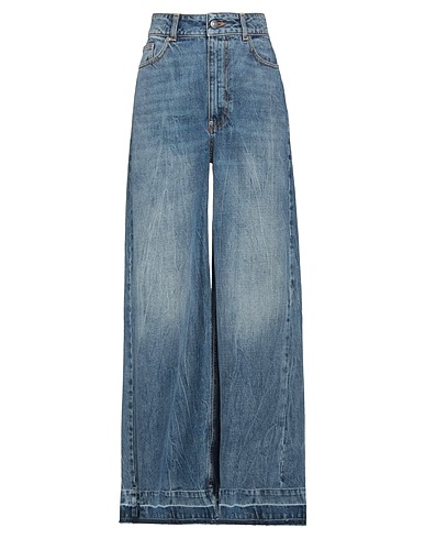 STELLA McCARTNEY Denim trousers Blue 100% Cotton