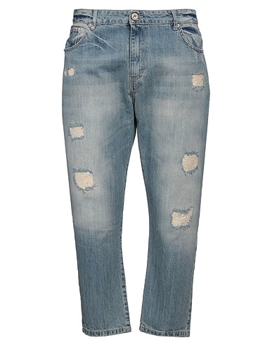 BERNA Denim pants Blue 100% Cotton