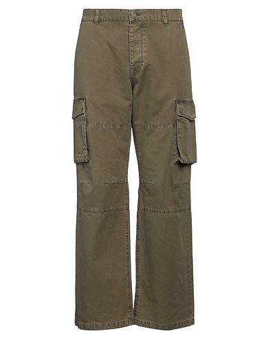 GOLDEN GOOSE Casual pants Military green 100% Cotton