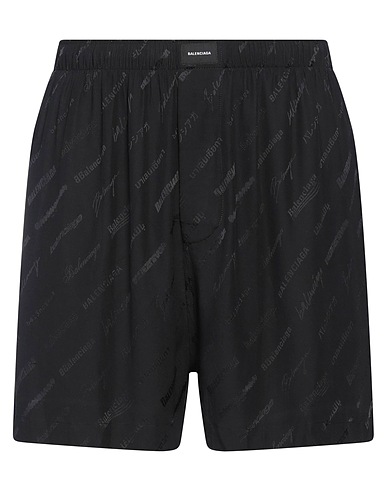 BALENCIAGA Shorts & Bermuda Black 100% Silk
