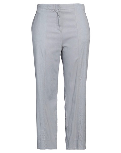 KAOS Casual trouser Light blue 73% Viscose, 22% Linen, 3% Cotton, 2% Elastane