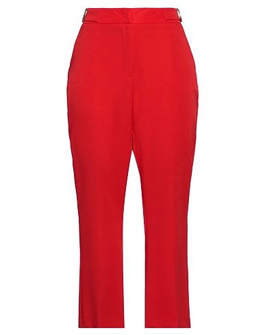 SILVIAN HEACH Casual trouser Red 90% Polyester, 10% Elastane