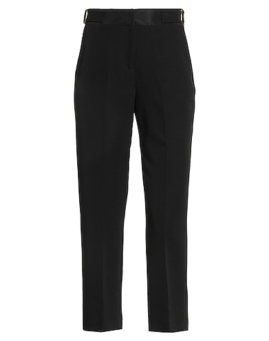 SILVIAN HEACH Flared pant NERO 90% Polyester, 10% Elastane