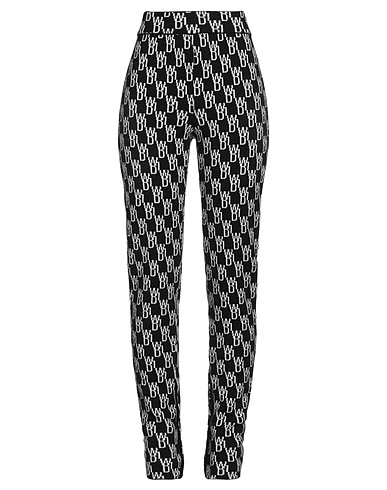 WE11 DONE Casual pants Black 60% Wool, 35% Nylon, 5% Cashmere