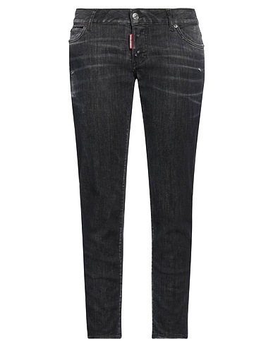 DSQUARED2 Denim trousers Black 92% Cotton, 6% Elastomultiester, 2% Elastane