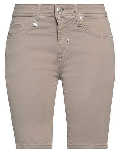 ANTONY MORATO Denim shorts Khaki 98% Cotton, 2% Elastane