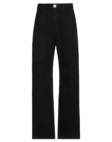 LOW CLASSIC Denim pants Black 100% Cotton