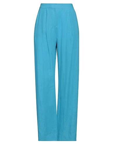 MARELLA Casual pants Azure 100% Linen
