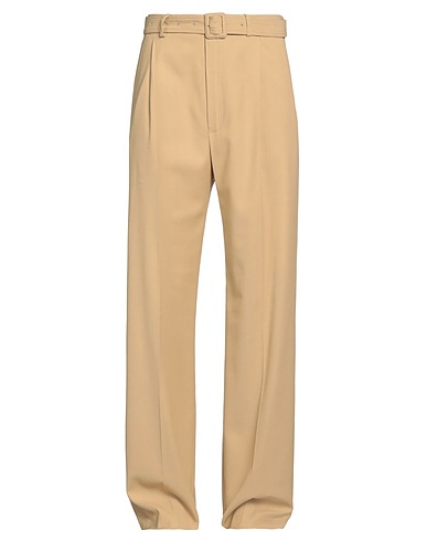 DRIES VAN NOTEN Pantalone Beige 63% Viscosa, 35% Lana, 2% Elastan