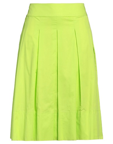 HER. Midi skirt Lime green 100% Cotton
