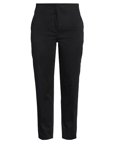 BEATRICE .B Pantalone Nero 98% Cotone, 2% Elastan