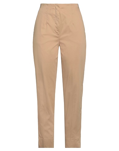 BEATRICE .B Casual pants Beige 98% Cotton, 2% Elastane