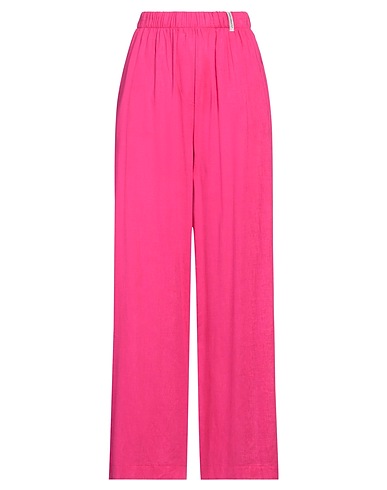 HINNOMINATE Casual trouser Fuchsia 55% Linen, 45% Cotton