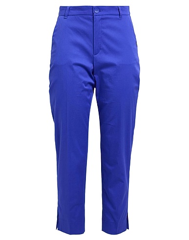 XANDRES Casual trouser Blue 97% Cotton, 3% Elastane