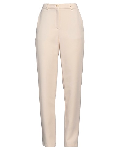 MARIE MÉRO Casual trouser Beige 91% Polyester, 9% Elastane