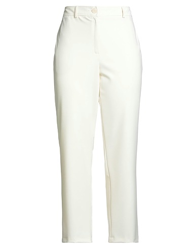 MARIE MÉRO Casual trouser AVORIO 91% Polyester, 9% Elastane