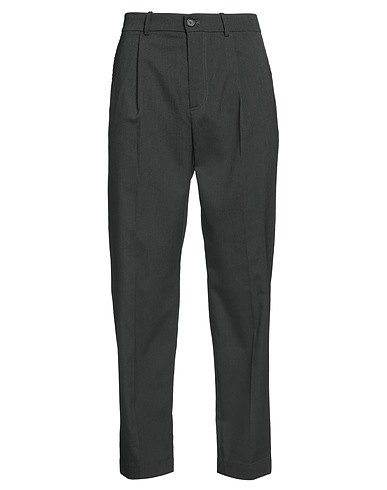 DEPARTMENT 5 Casual παντελόνι Σκούρο πράσινο 50% Λινό, 48% Βαμβάκι, 2% Ελαστάνη