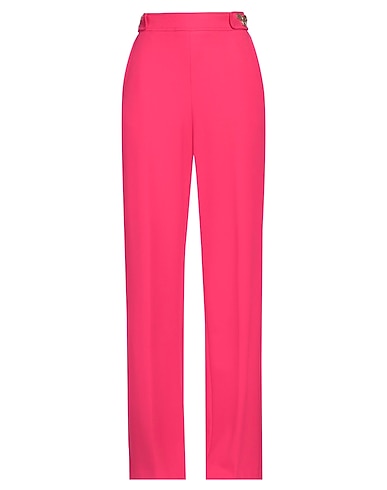 CAROLINE BISS Casual trouser Fuchsia 62% Polyester, 26% Viscose, 9% Wool, 3% Elastane
