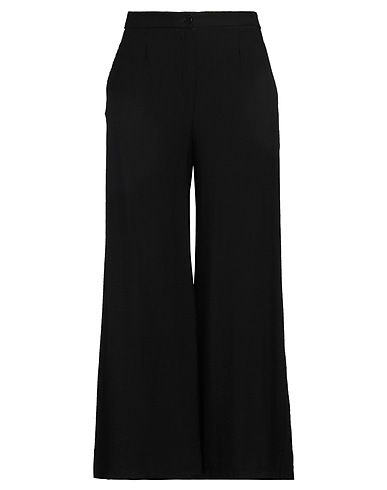 KAOS JEANS Casual trouser Black 83% Viscose, 17% Polyamide