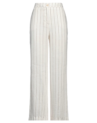 KAOS JEANS BOTTOMWEAR White 88% Linen, 12% Polyamide
