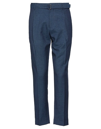 BE ABLE Pantalone Blu navy 54% Lana Vergine, 46% Lino