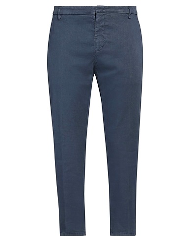 DONDUP Casual trouser Navy blue 54% Linen, 43% Lyocell, 3% Elastane