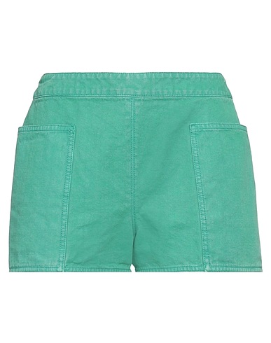 MAX MARA Shorts & Bermuda Green 100% Cotton