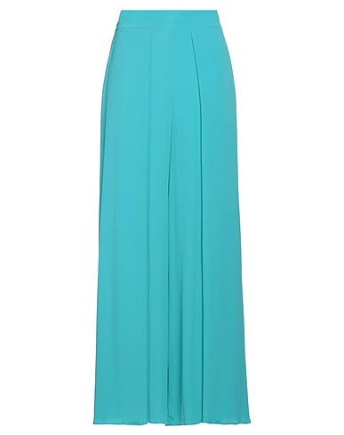 MARELLA Casual pants Turquoise 69% Acetate, 31% Silk
