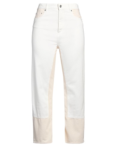 SPORTMAX Casual trouser White 100% Cotton