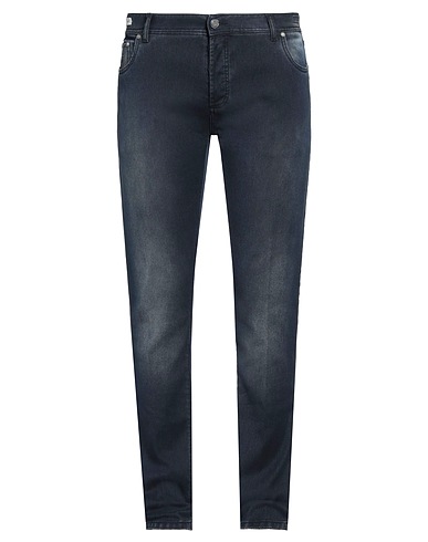 RICHARD JAMES BROWN Pantaloni jeans Blu 88% Cotone, 11% Poliestere, 1% Elastan