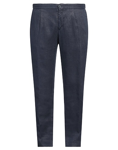 AT.P.CO Casual pants Navy 100% Linen