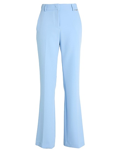 GAëLLE Paris Casual pants Sky blue 88% Polyester, 12% Elastane