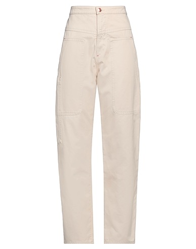 MARANT ÉTOILE Casual trouser Ivory 100% Cotton