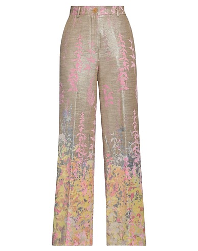 FORTE_FORTE Pantalone Oro 50% Viscosa, 25% Poliestere, 25% Cotone