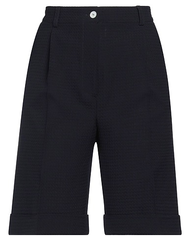 KITON Shorts & Bermuda Navy 100% Virgin Wool